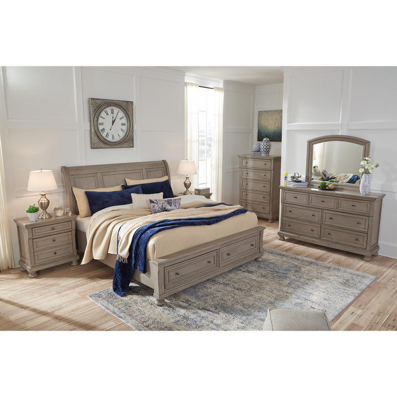 Signature Design by Ashley Lettner California King Sleigh Bed with Storage B733-78/B733-76/B733-95 IMAGE 5