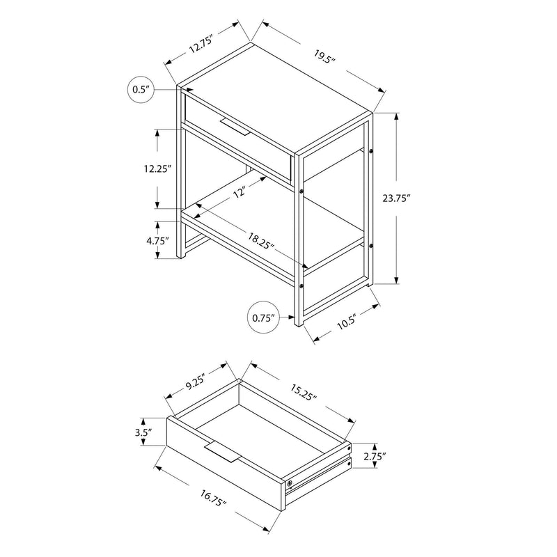 Monarch Accent Table I 3481 IMAGE 5