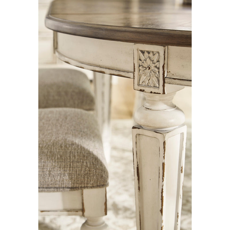 Signature Design by Ashley Oval Realyn Dining Table D743-35 IMAGE 2