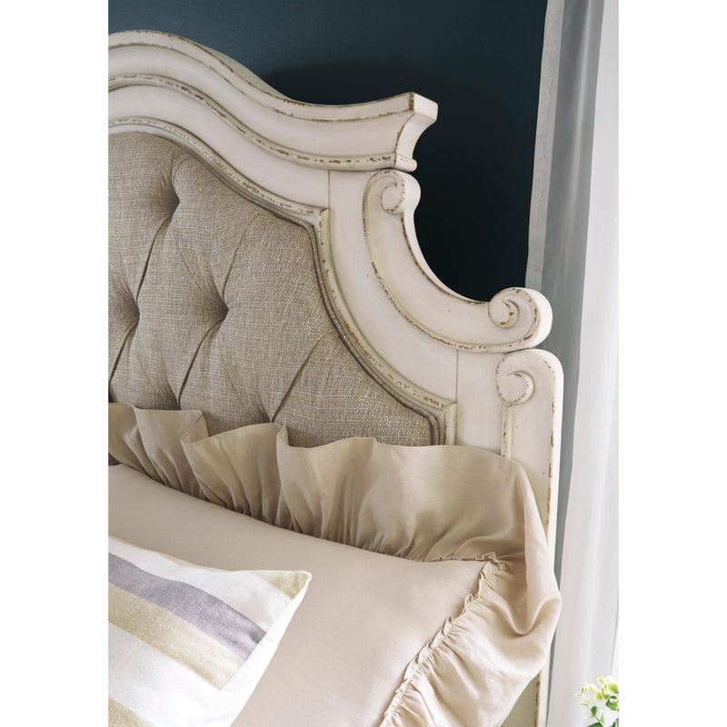 Signature Design by Ashley Realyn Queen Upholstered Panel Bed B743-57/B743-54/B743-96 IMAGE 3