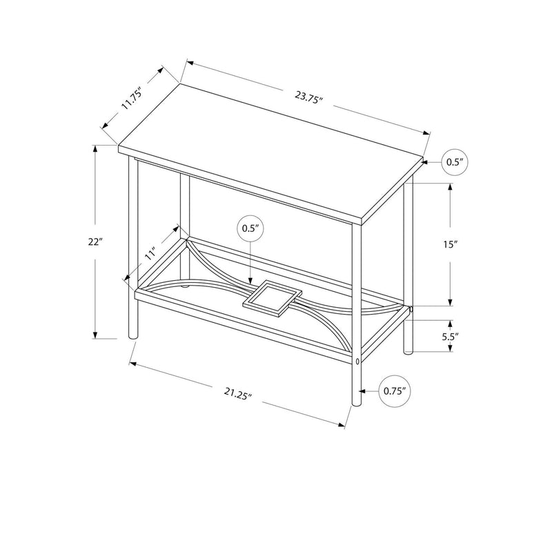 Monarch Accent Table I 2075 IMAGE 5