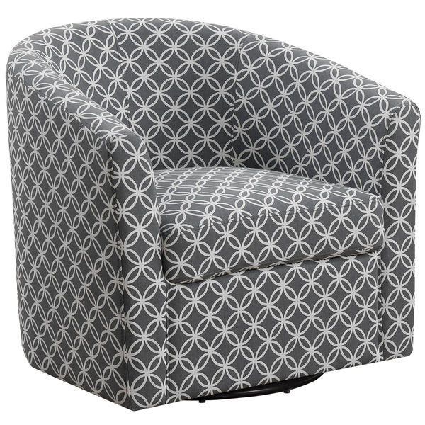 Monarch Swivel Fabric Accent Chair I 8269 IMAGE 1
