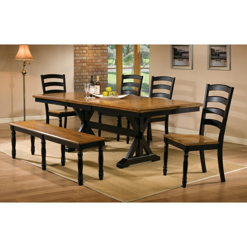 Winners Only Quails Run Dining Table with Trestle Base DQ14284AE IMAGE 2