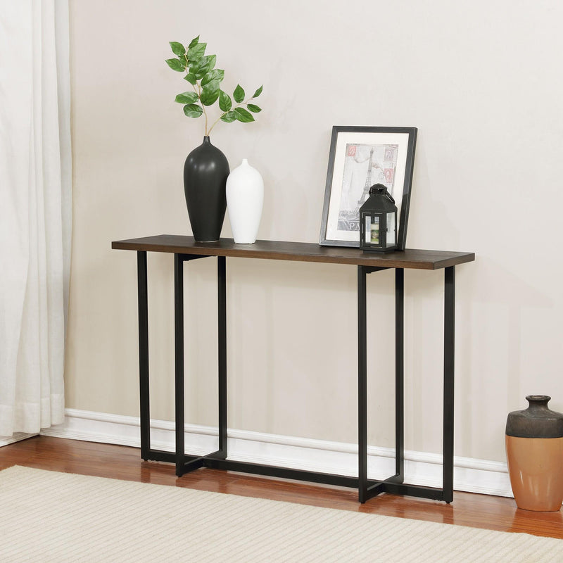 Worldwide Home Furnishings Faro Console Table 502-099WAL IMAGE 3