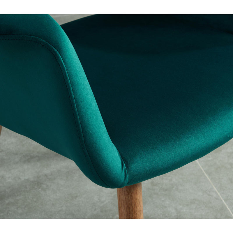 Worldwide Home Furnishings Miranda Stationary Fabric Accent Chair 403-405GN IMAGE 6