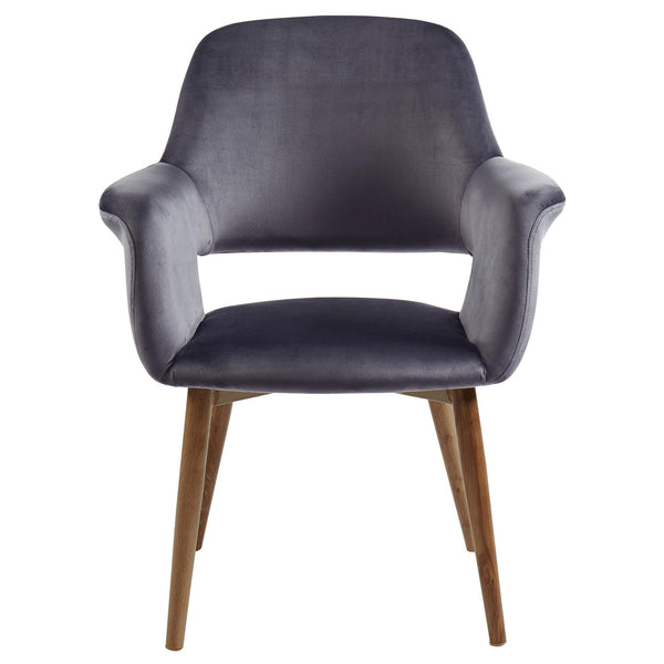 Worldwide Home Furnishings Miranda Stationary Fabric Accent Chair 403-405GY IMAGE 1