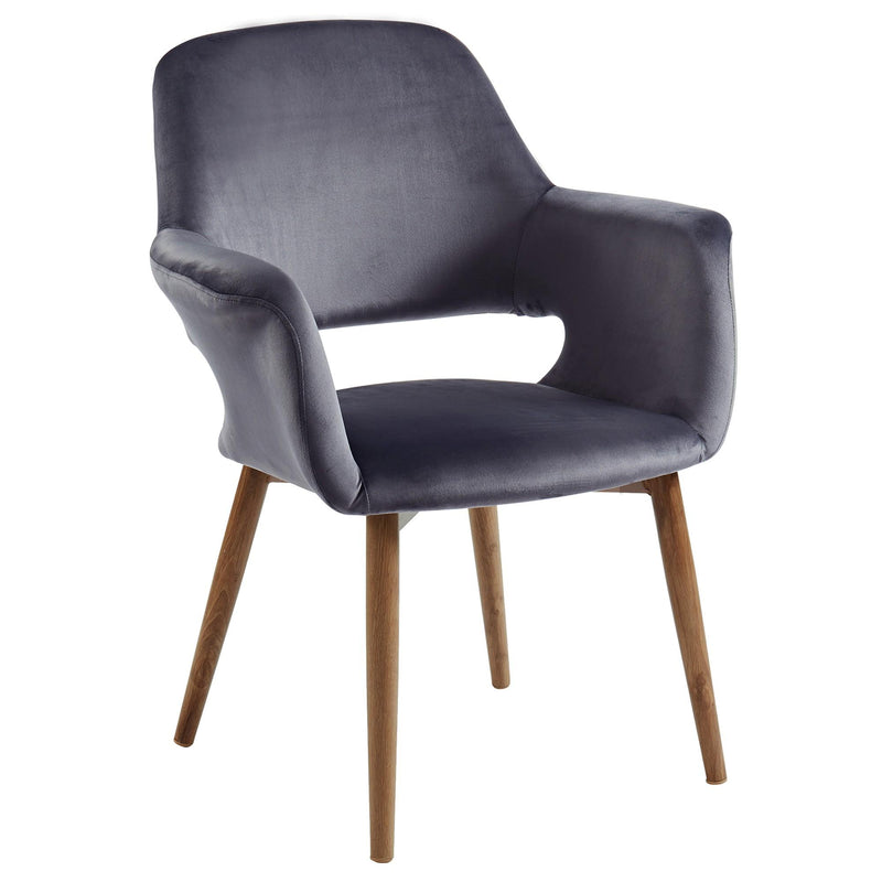 Worldwide Home Furnishings Miranda Stationary Fabric Accent Chair 403-405GY IMAGE 2