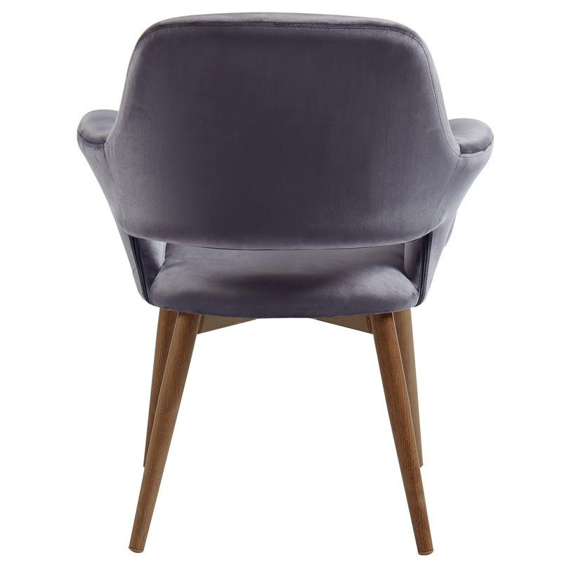 Worldwide Home Furnishings Miranda Stationary Fabric Accent Chair 403-405GY IMAGE 5