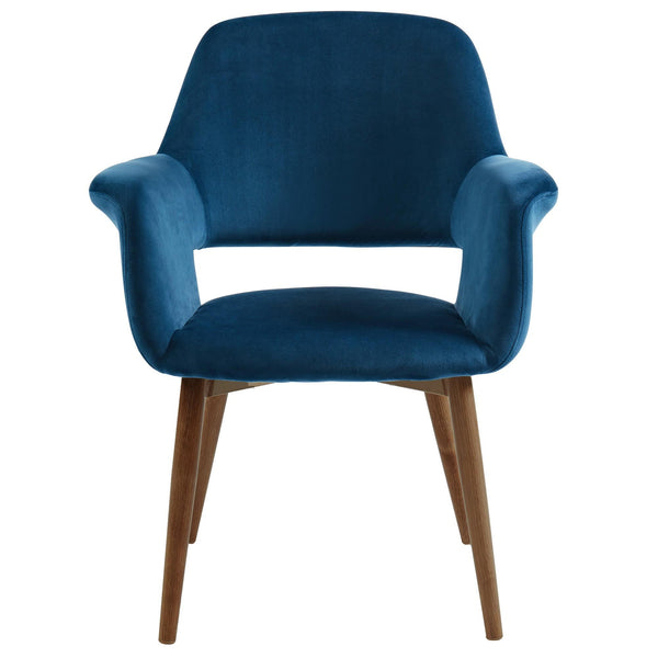 Worldwide Home Furnishings Miranda Stationary Fabric Accent Chair 403-405BL IMAGE 1