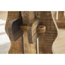 International Furniture Direct Marquez Counter Height Dining Table with Trestle Base IFD4351CTB IMAGE 2