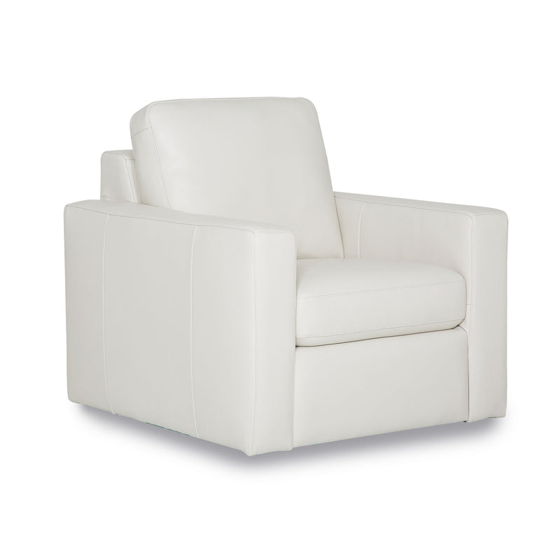 Palliser Kildonan Swivel Leather Chair 40526-73-VOLTE-WHITE IMAGE 2