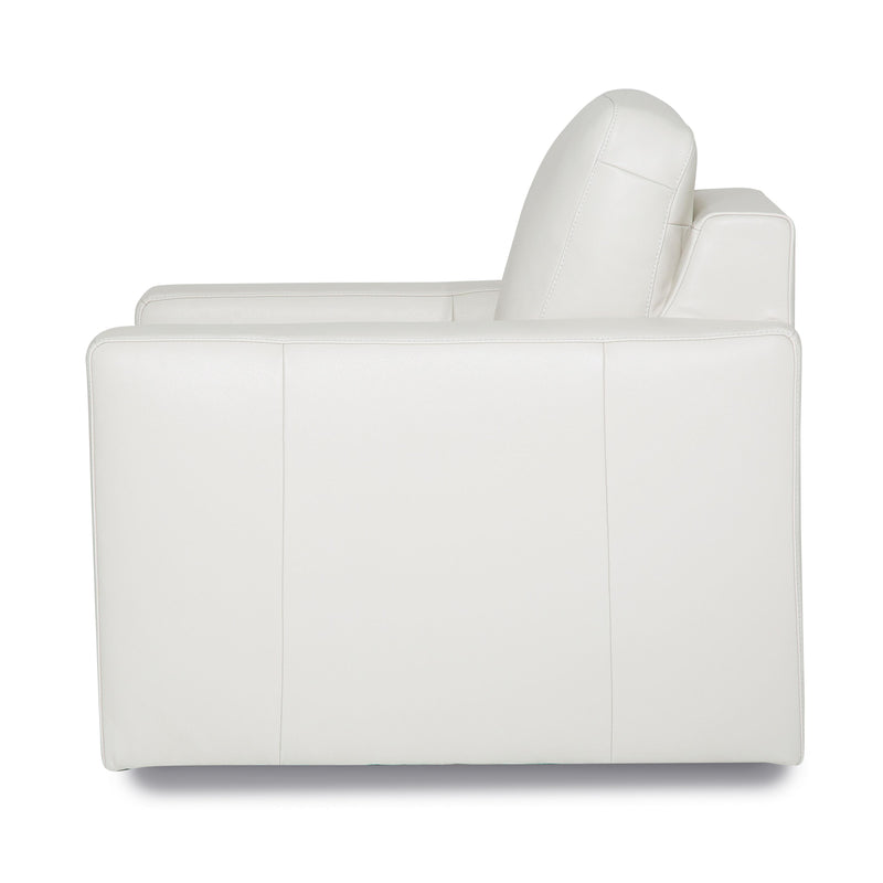 Palliser Kildonan Swivel Leather Chair 40526-73-VOLTE-WHITE IMAGE 3