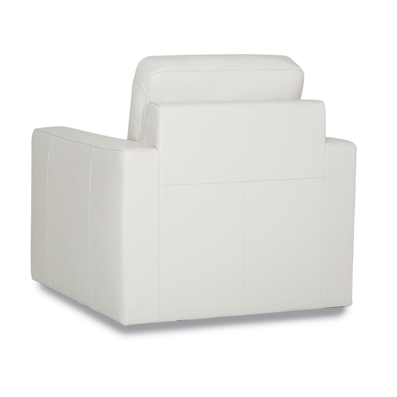 Palliser Kildonan Swivel Leather Chair 40526-73-VOLTE-WHITE IMAGE 4