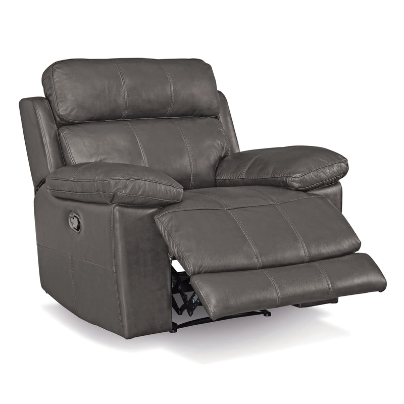 Palliser Finley Power Leather Recliner with Wall Recline Finley 41134-31 Wallhugger Power Recliner - Slate IMAGE 3