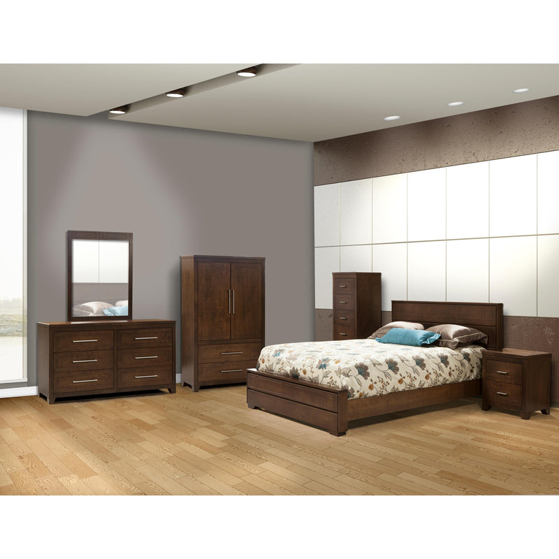 JLM Meubles-Furniture Manhattan Full Panel Bed 2600-54/2601-54/254M-85 IMAGE 2