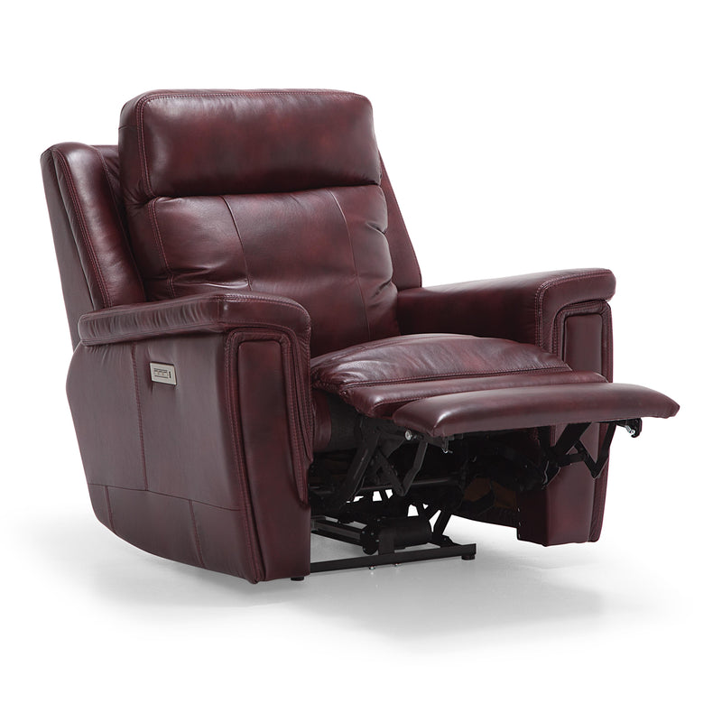 Palliser Asher Power Leather Recliner with Wall Recline 41065-31-ALFRESCO-SEPIA IMAGE 2