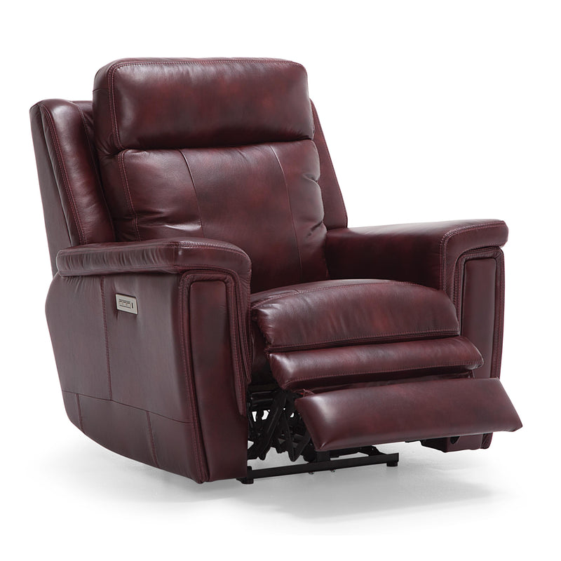 Palliser Asher Power Leather Recliner with Wall Recline 41065-31-ALFRESCO-SEPIA IMAGE 8