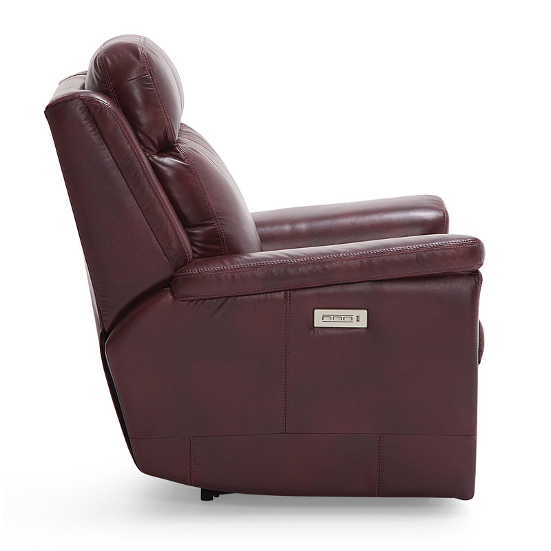 Palliser Asher Power Leather Recliner with Wall Recline 41065-31-ALFRESCO-SEPIA IMAGE 9