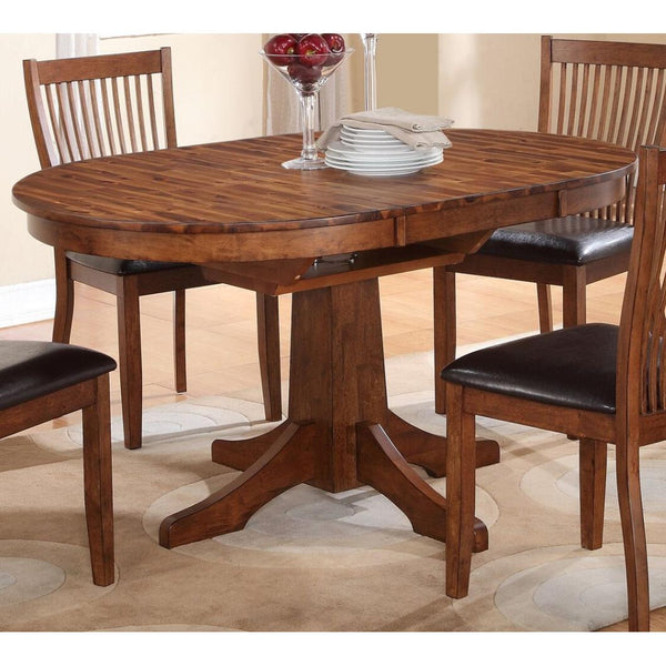 Winners Only Oval Broadway Dining Table with Pedestal Base DFB14260 IMAGE 1
