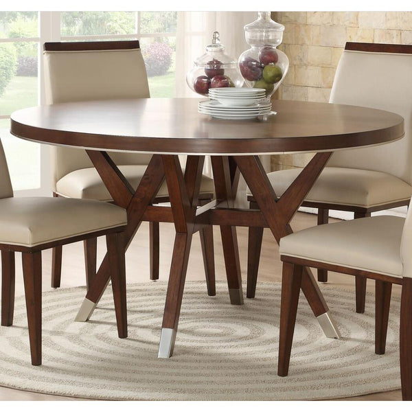 Winners Only Round Jersey Dining Table with Pedestal Base DJ25454 IMAGE 1