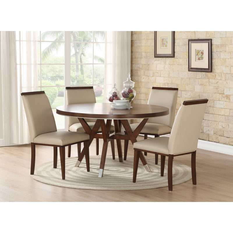Winners Only Round Jersey Dining Table with Pedestal Base DJ25454 IMAGE 3