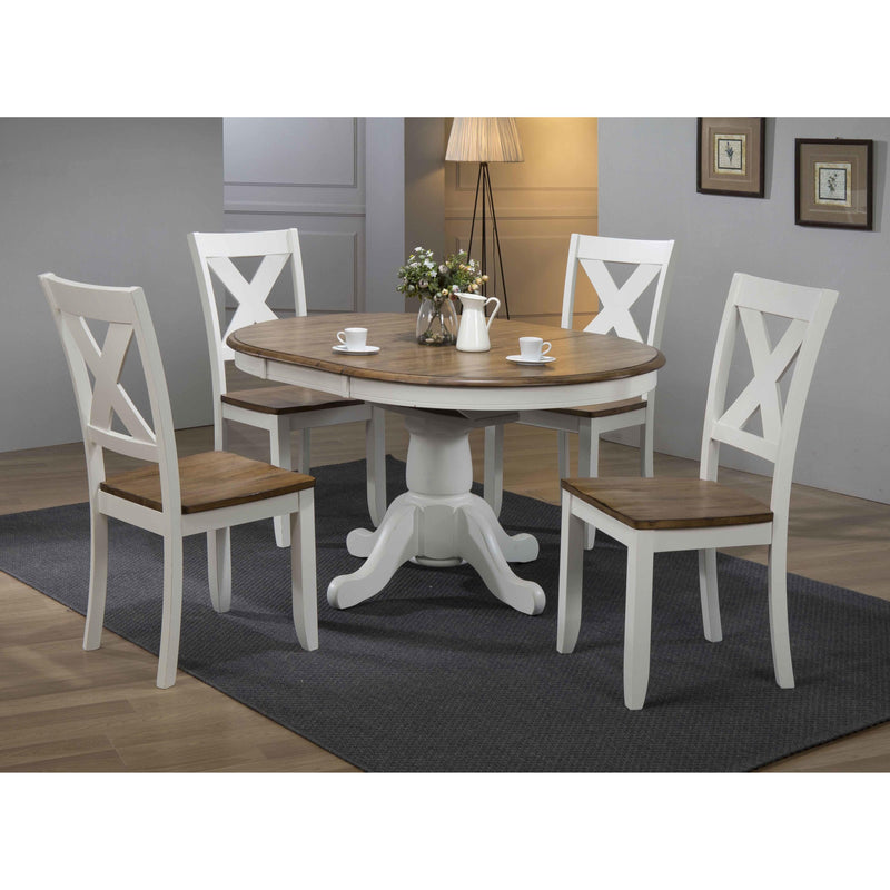 Winners Only Round Pacifica Dining Table with Pedestal Base DP54242 IMAGE 2