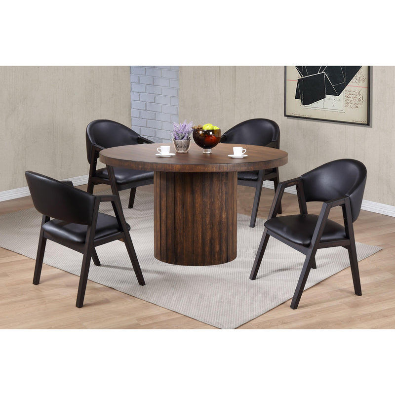 Winners Only Round Vancouver Dining Table with Pedestal Base DVA35454 IMAGE 2