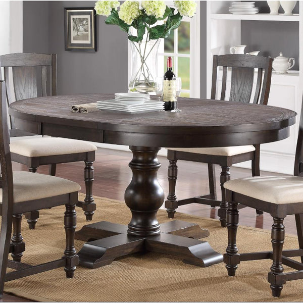 Winners Only Ovale Xcalibur Dining Table with Pedestal Base DX14866X IMAGE 1