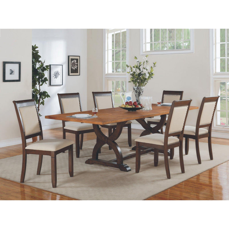 Winners Only Yukon Dining Table with Trestle Base DYX142108 IMAGE 2