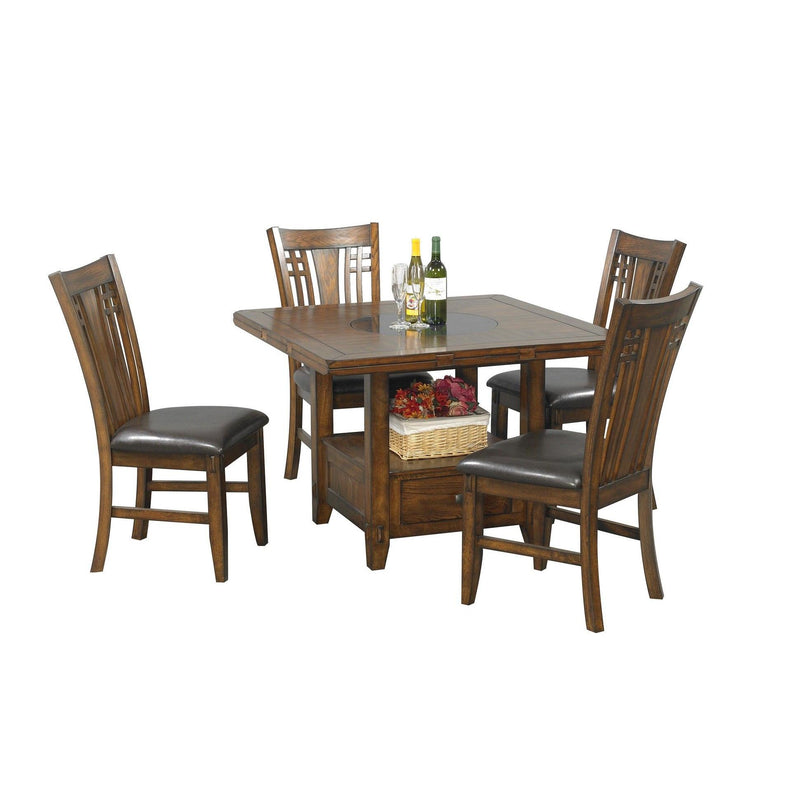 Winners Only Square Zahara Dining Table with Pedestal Base DZH4260 IMAGE 2