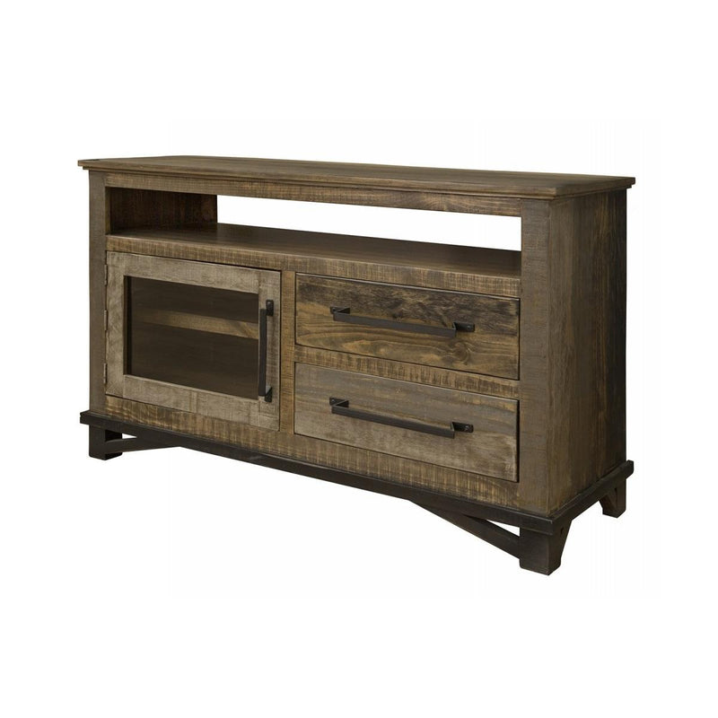 International Furniture Direct Loft Brown TV Stand IFD6441STN52 IMAGE 1