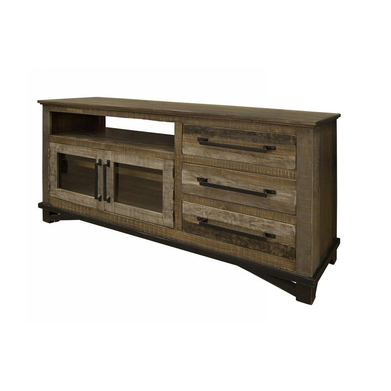 International Furniture Direct Loft Brown TV Stand IFD6441STN62 IMAGE 1