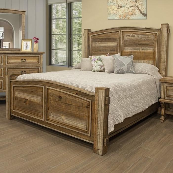 International Furniture Direct Marquez Queen Panel Bed IFD4351HBDQE/IFD4351FTBQE/IFD4351RLSQE IMAGE 1