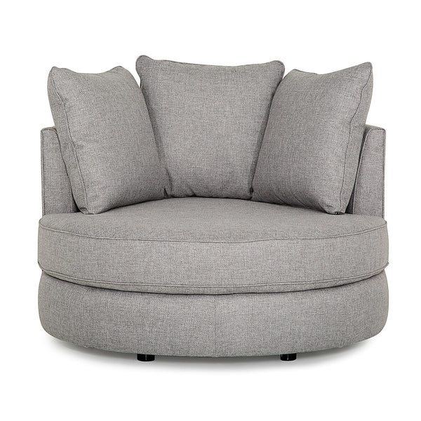 Palliser Sutton Swivel Fabric Accent Chair 70041-99-CHESS-GREY IMAGE 1
