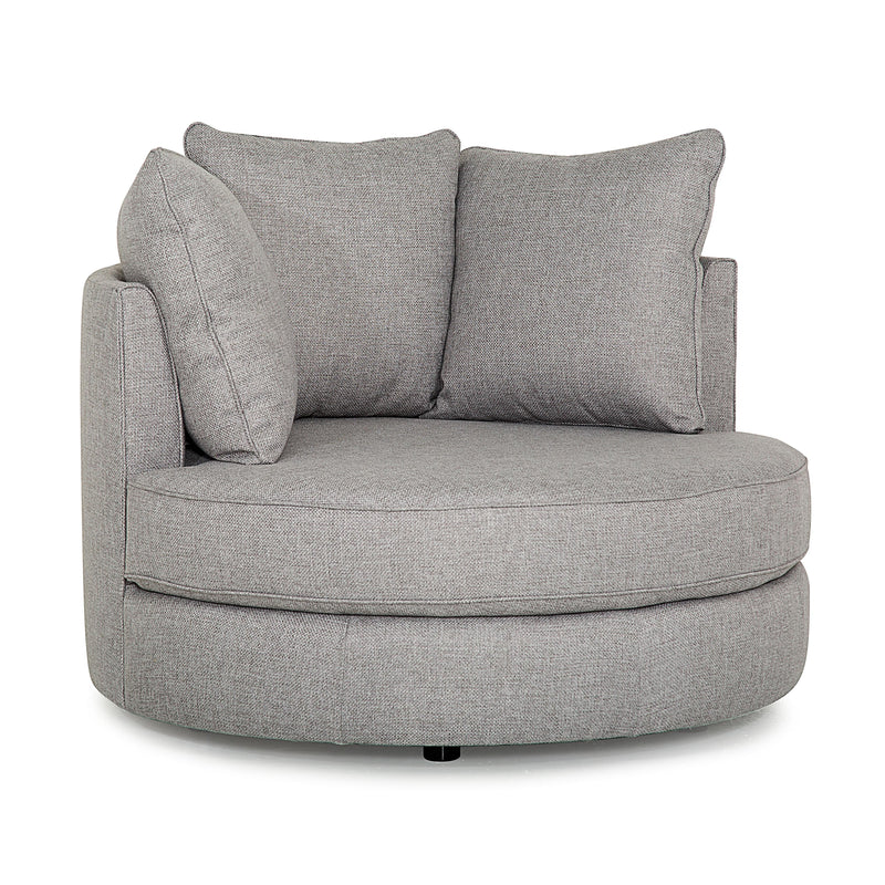 Palliser Sutton Swivel Fabric Accent Chair 70041-99-CHESS-GREY IMAGE 2