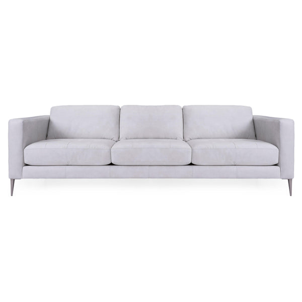 Decor-Rest Furniture Stationary Leather Sofa 3795-01 Sofa IMAGE 1