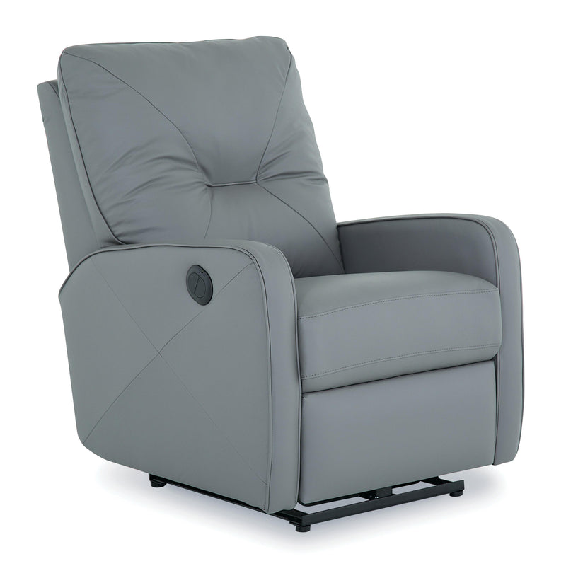 Palliser Theo Rocker Leather Recliner with Wall Recline 42002-35-TULSAII-STORM IMAGE 2