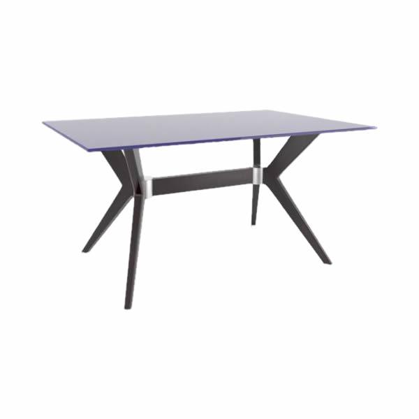 Canadel Downtown Dining Table with Glass Top GRE04060CR13MDPNF/BAS02001NA13MDP IMAGE 1