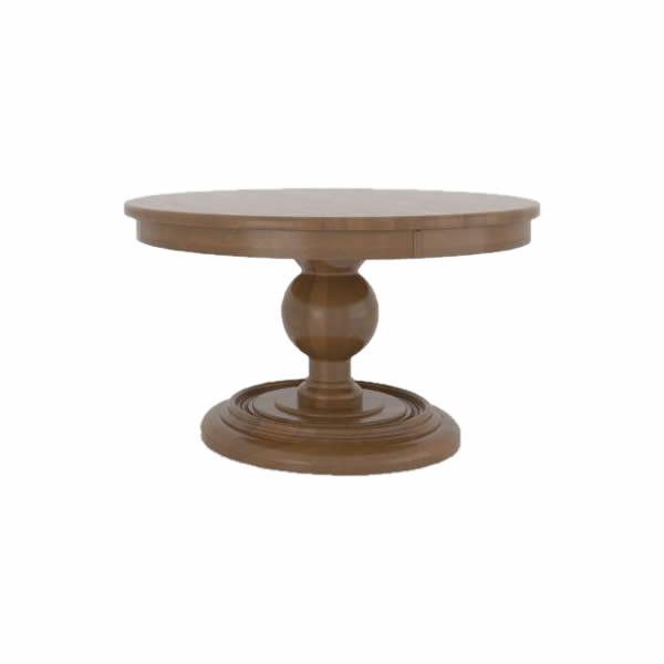 Canadel Round Farmhouse Chic Dining Table with Pedestal Base TRE042800808DHPT1/BAS01002NA03MHQ IMAGE 1