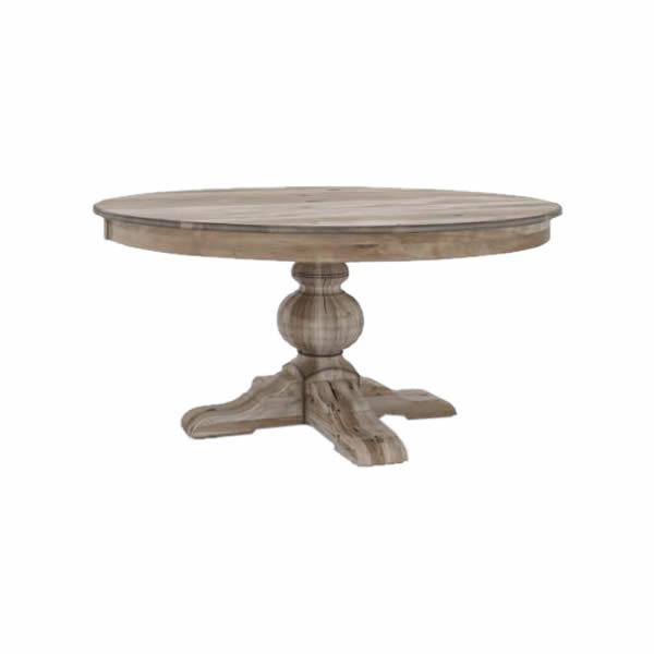 Canadel Round Champlain Dining Table with Pedestal Base TRN060607272DBTNF/BAS01003NA72DBT IMAGE 1