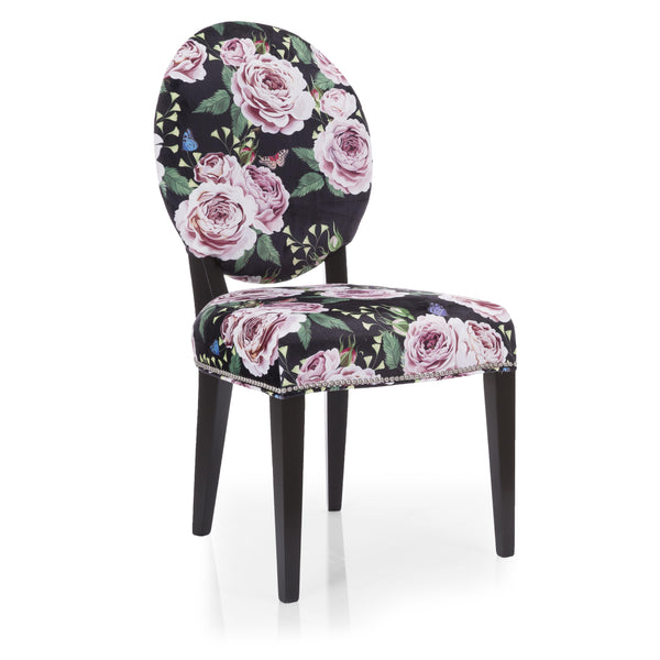 Decor-Rest Furniture Stationary Fabric Chair 2621-C Chair - Flower Pattern IMAGE 1