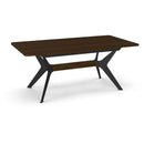 Amisco Boomerang Dining Table with Trestle Base 50533/2596+90894/96 IMAGE 1