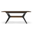 Amisco Boomerang Dining Table with Trestle Base 50533/2596+90894/96 IMAGE 2
