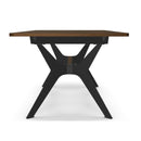 Amisco Boomerang Dining Table with Trestle Base 50533/2596+90894/96 IMAGE 3