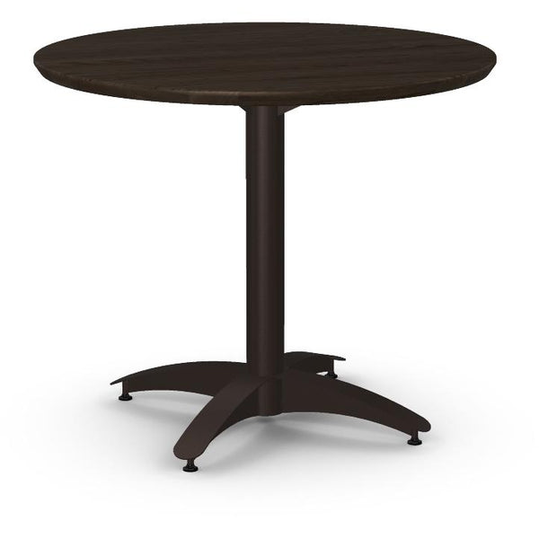Amisco Round Judy Dining Table with Pedestal Base 50550/75+93406/A8 IMAGE 1