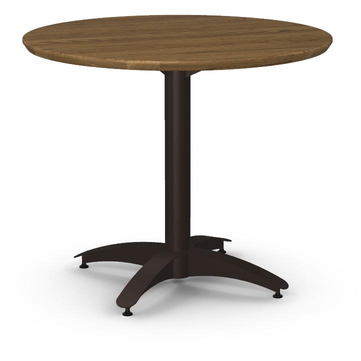 Amisco Round Judy Dining Table with Pedestal Base 50550/75+93406/A7 IMAGE 1