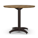 Amisco Round Judy Dining Table with Pedestal Base 50550/75+93406/A7 IMAGE 2