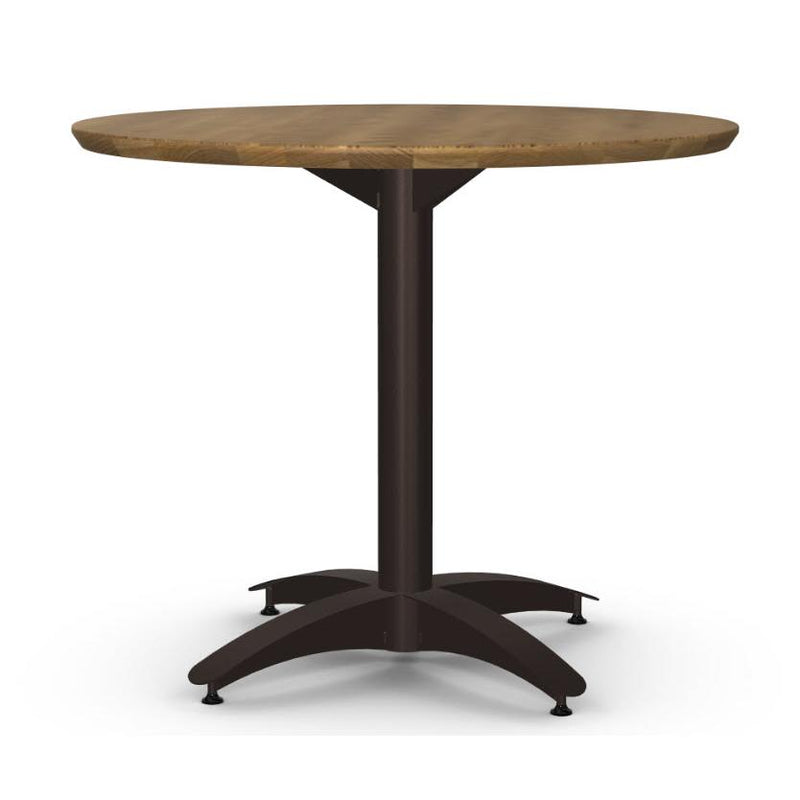 Amisco Round Judy Dining Table with Pedestal Base 50550/75+93406/A7 IMAGE 2