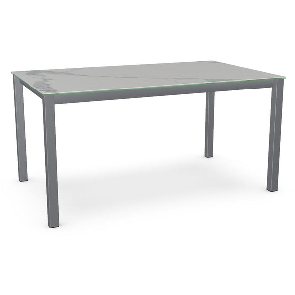 Amisco Ricard Dining Table with Glass Top 50964/24+90290 IMAGE 1