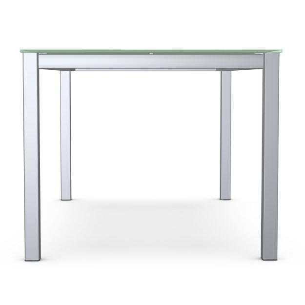 Amisco Ricard Dining Table with Glass Top 50964/24+90290 IMAGE 3